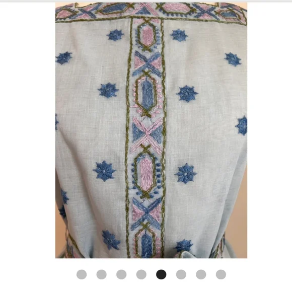 60s/70s Size S Vintage Hippie Dress - Picture 4 of 7